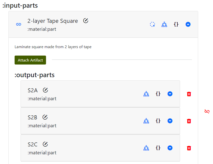 Cut Output Parts