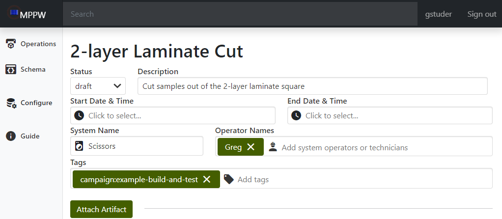 Cut Metadata