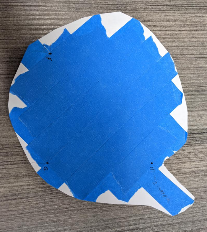Fiducial Points off Plate