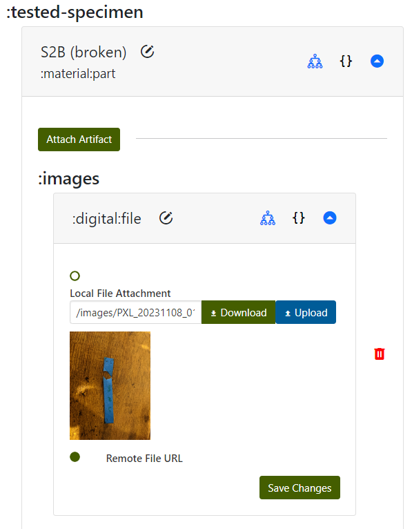 Specimen Tested Image B