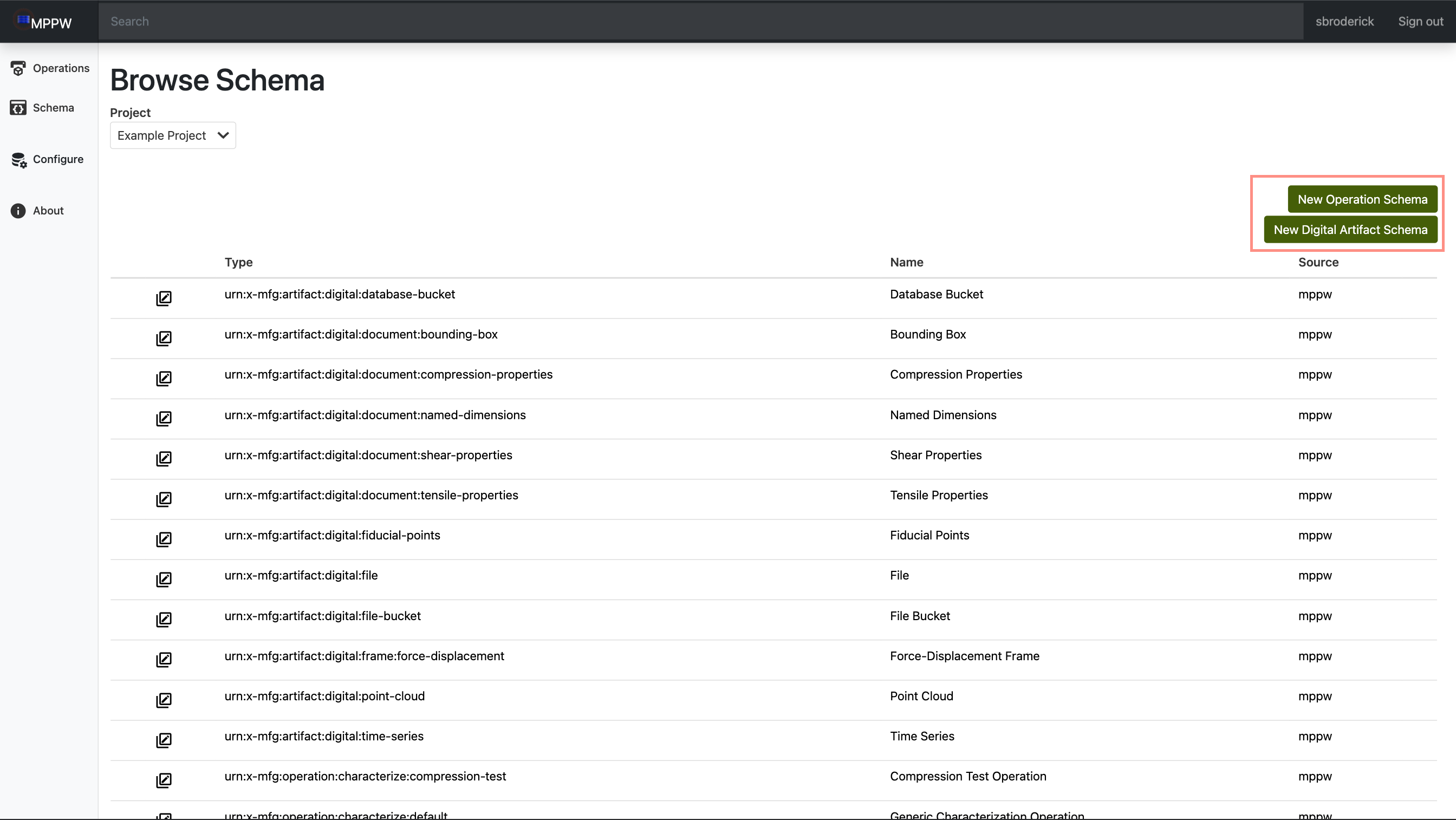 Create a Schema