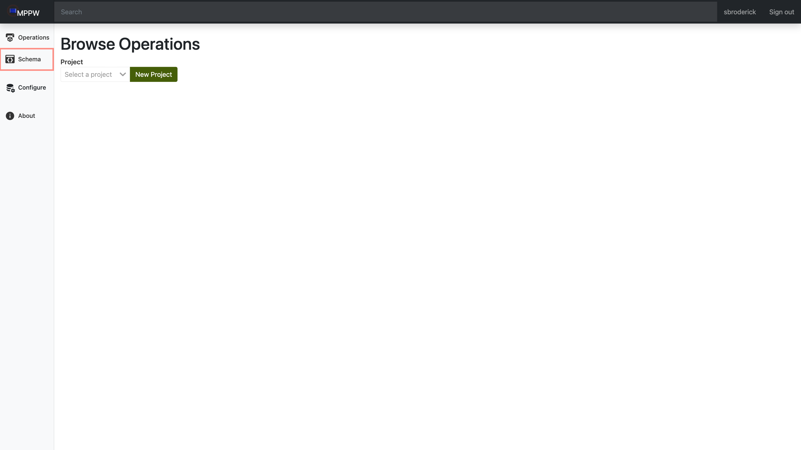 Schema select