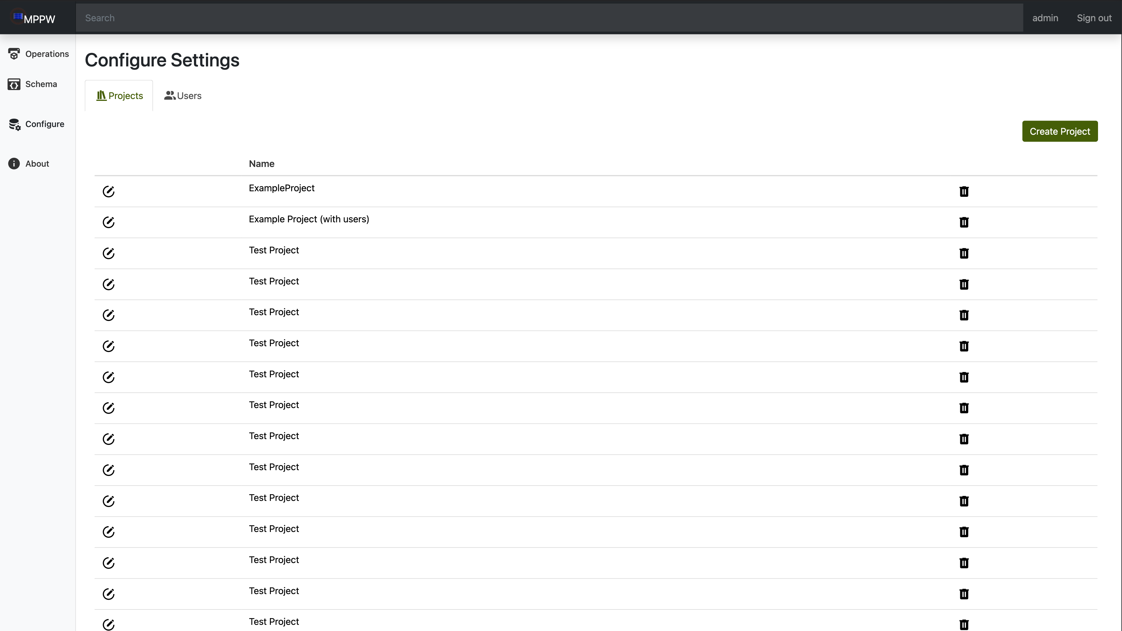 Project Configuration